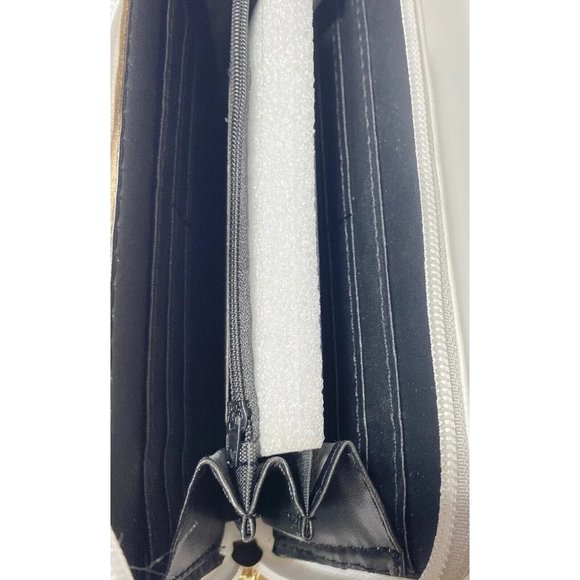 Sailor Moon Wallet Luna & Artemis Cat Cute Kawaii Money Zip Around Wallet, White - Picture 6 of 12